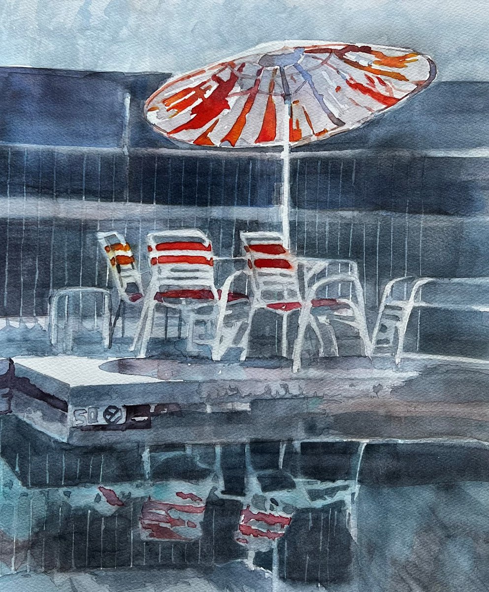 Pool Side by Bronwen Jones