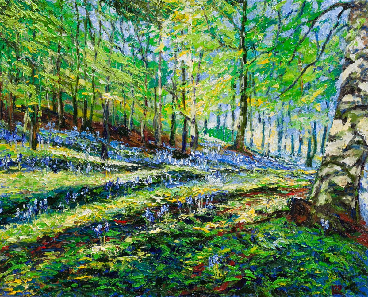 Bluebell Wood by Liudmila Pisliakova