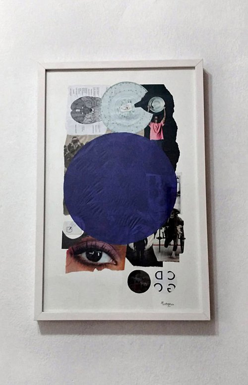 Homage to Kandinsky (Blue Circle) by Tchago Martins