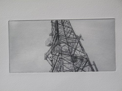 Communication mast by Richard Kaye