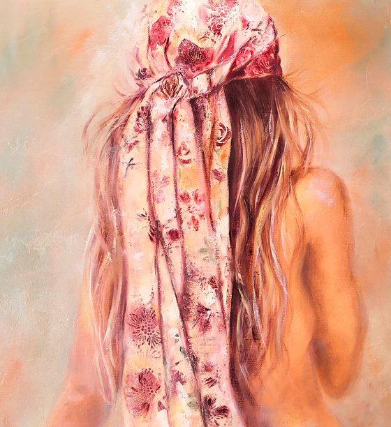 The girl with the scarf