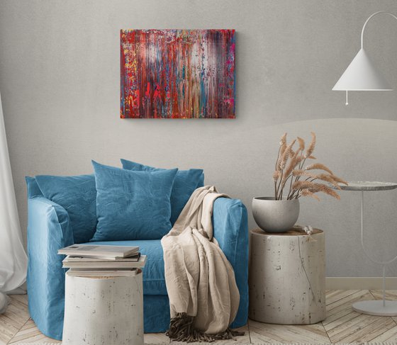 58x45 cm | 22.5 x 17.5″ Abstract Oil Painting Original Canvas Art