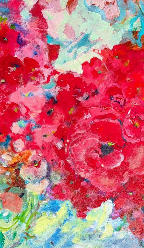 Kiss me with roses. by Kerri McCabe