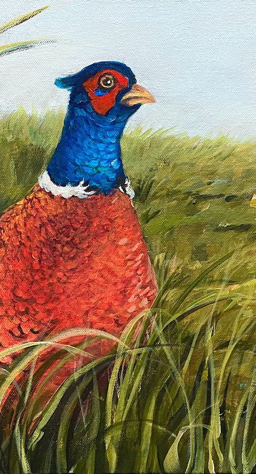 Pheasant Under Foliage by Arti Chauhan