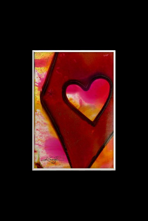 Magical Heart 894 - Abstract art by Kathy Morton Stanion by Kathy Morton Stanion