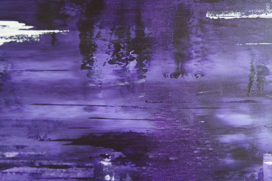 Purple Meltdown (100 x 100 cm) XXL (40 x 40 inches)