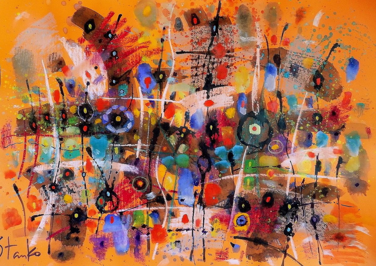  Landscaping On Jazz-Xliv By Stanislav Bojankov, 26 X 18, Artwork For Sale On Artfinder