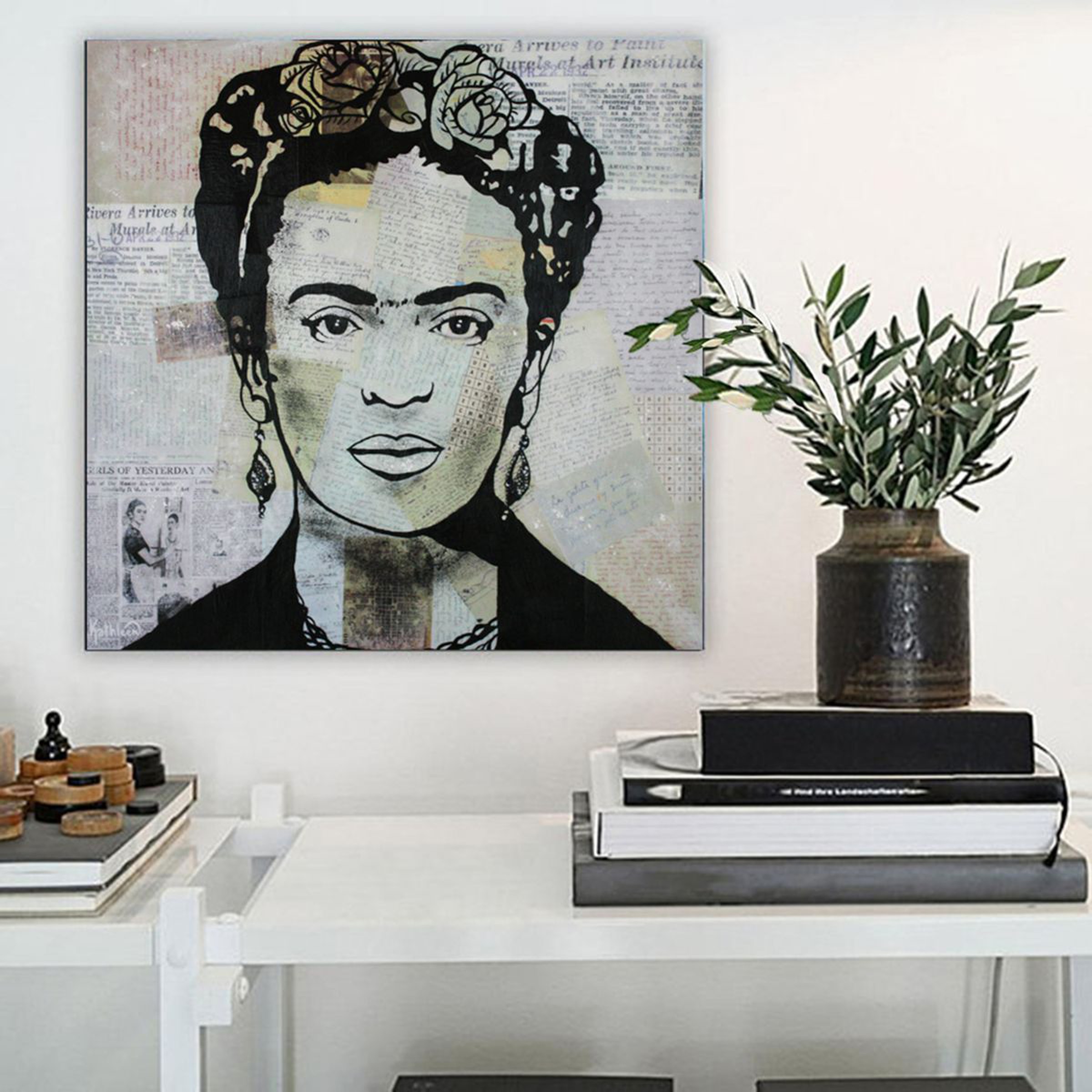 Frida Kahlo Art Painting Original Large Wall Ar Artfinder