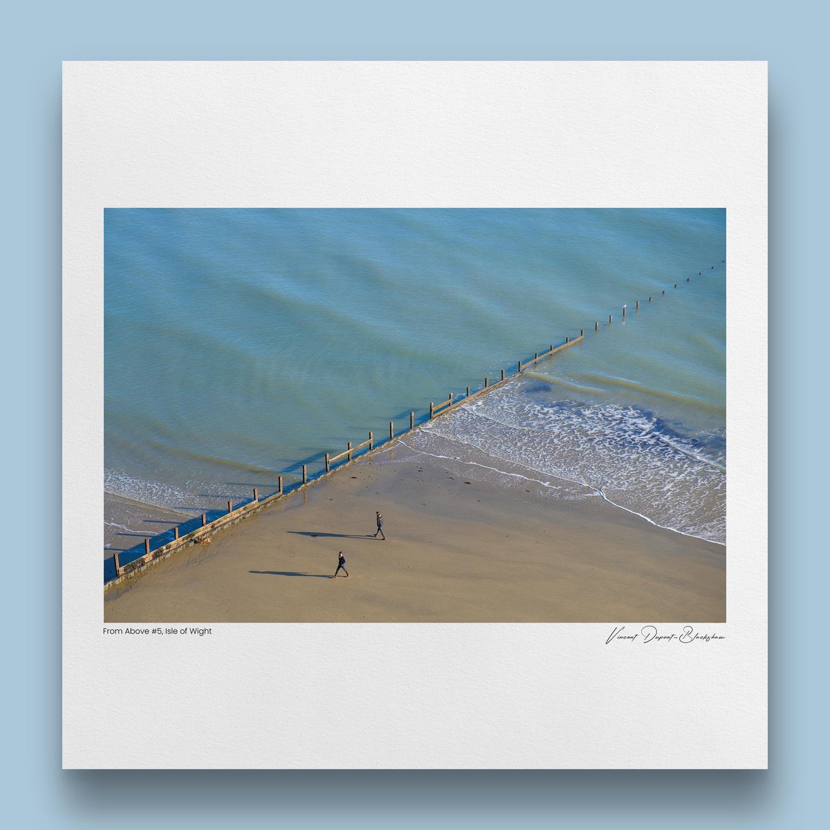 Landscape Photograph By Vincent Dupont-Blackshaw, 20 X 20", From Above #5, Original Artwork