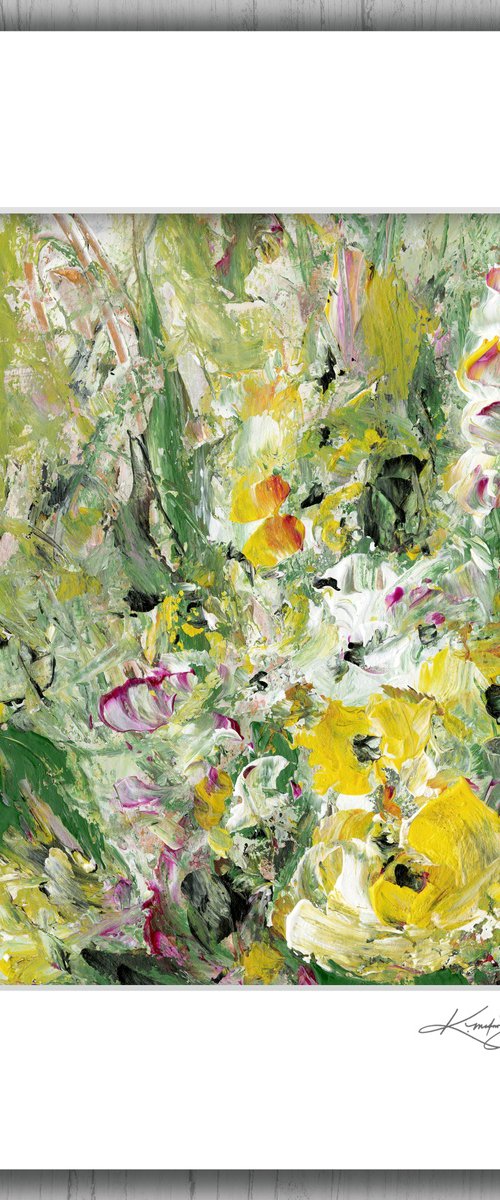 Floral Fall 23 - Floral Abstract Painting by Kathy Morton Stanion by Kathy Morton Stanion