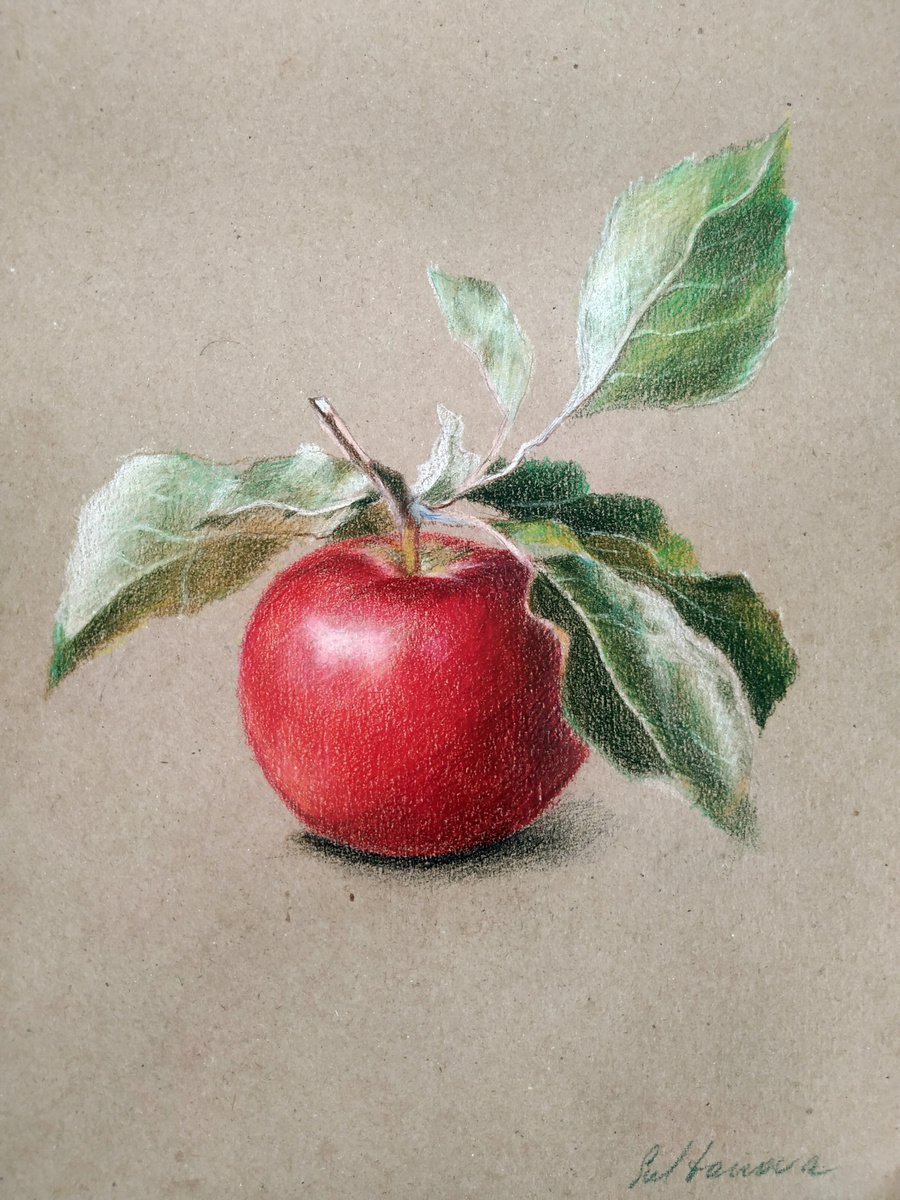 A red apple by Elvira Sultanova