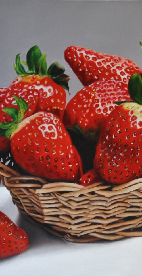 Still life with strawberries by Simona Tsvetkova