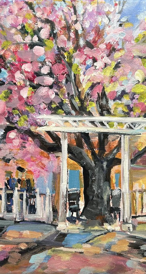 Cherry Tree and Tea by Annette Wolters