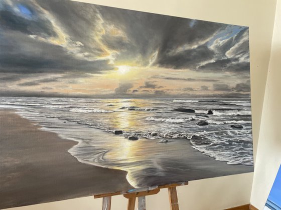 Ocean in the evening