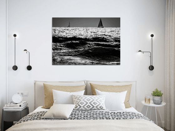 Two Sailboats | Limited Edition Fine Art Print 1 of 10 | 90 x 60 cm