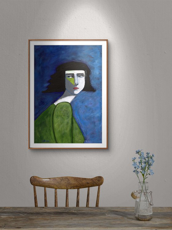 Contemporary Figurative Portrait Woman