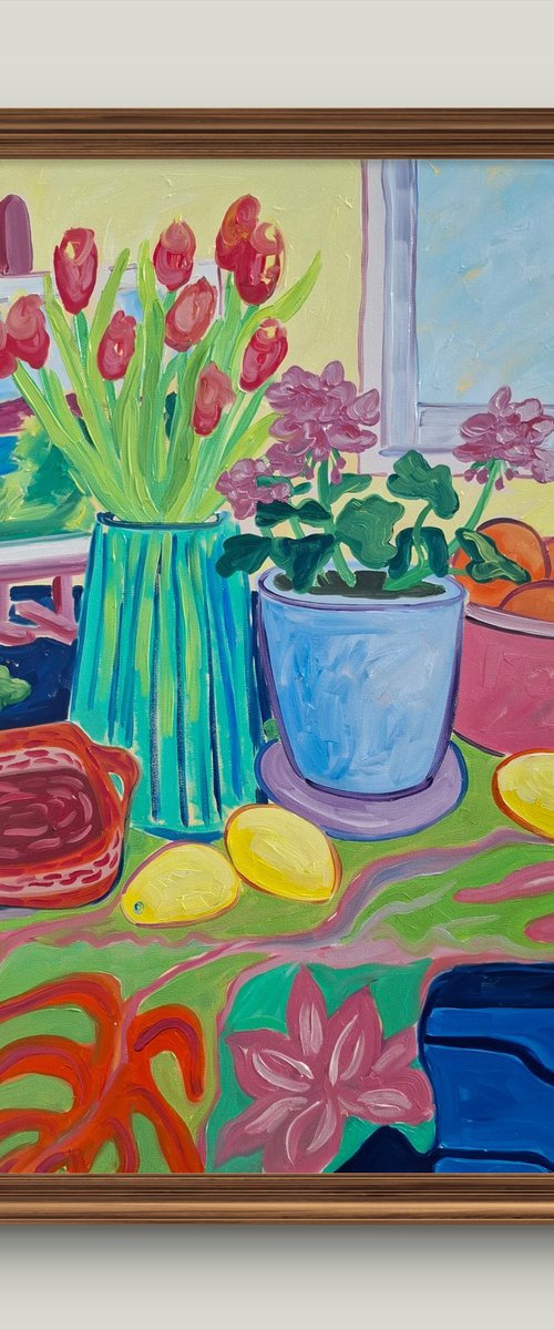 Mediterranean Winter Still Life by Kirsty Wain