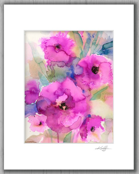 Floral Enchantment 16 - Flower Painting  by Kathy Morton Stanion