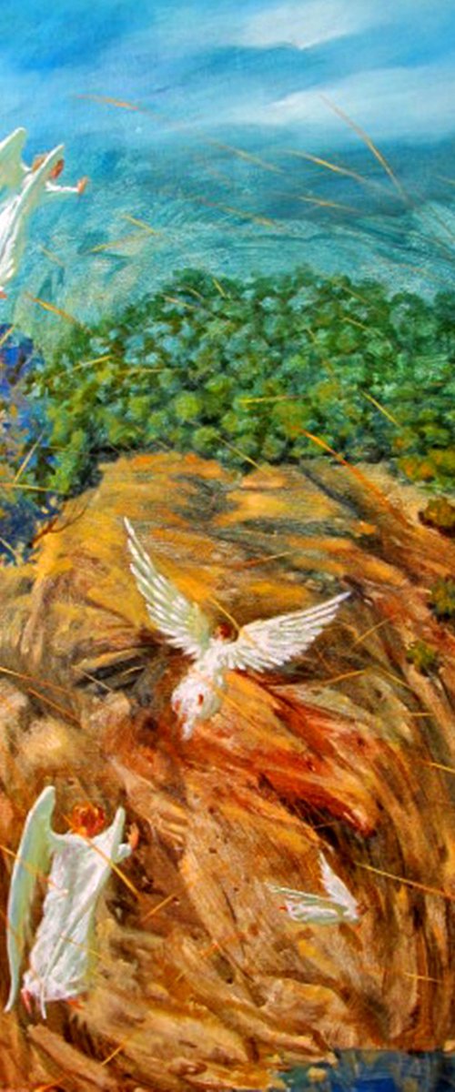 Angels descending to Earth by Serhiy Roy