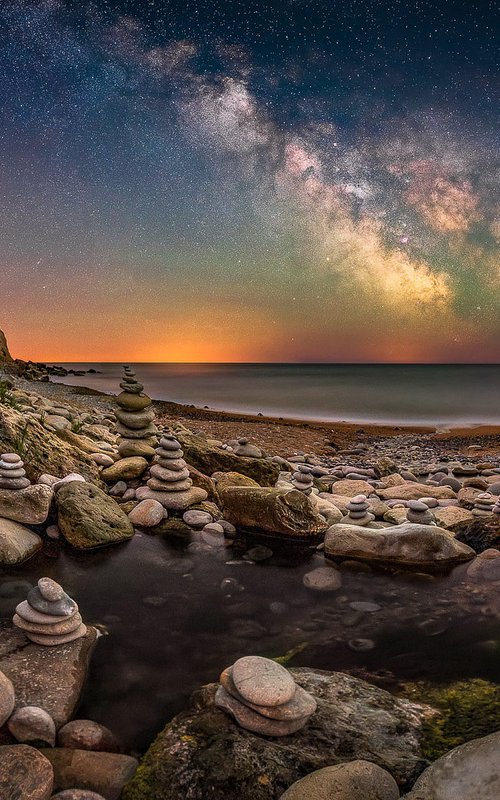 'The Milky Way Over Mount Bay' Giclée Fine Art Print by Chad Powell