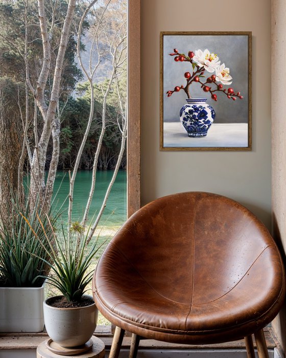 Still Life With Chinese Vase