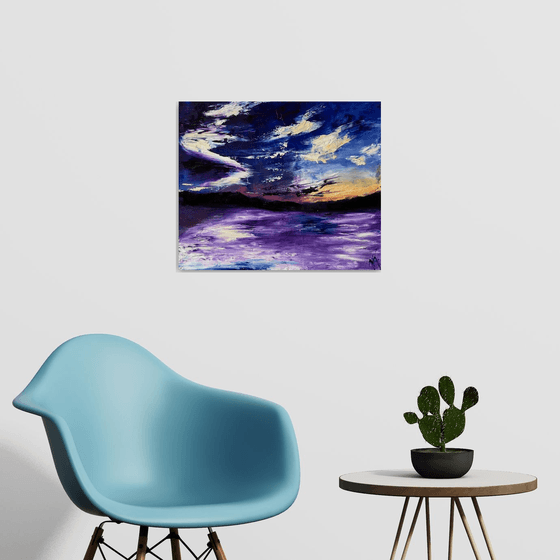 Purple sunset