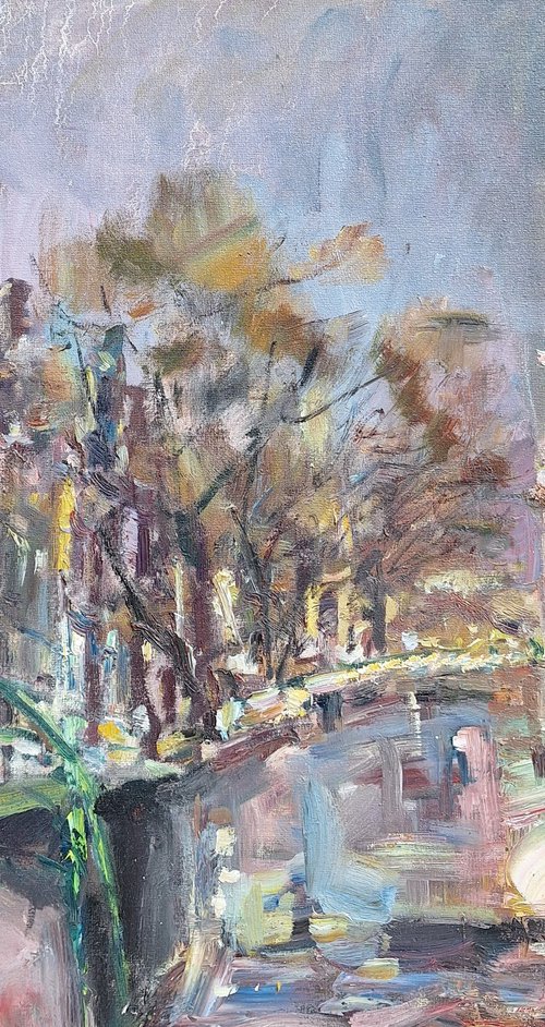 Westernchurch. Prinsengracht Amsterdam by Anna Pavlova