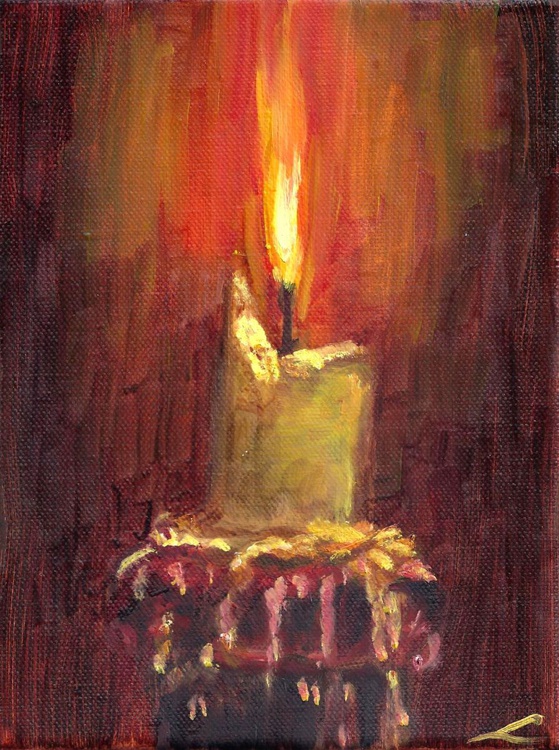 Candle (2016) Oil painting by Elena Sokolova Artfinder
