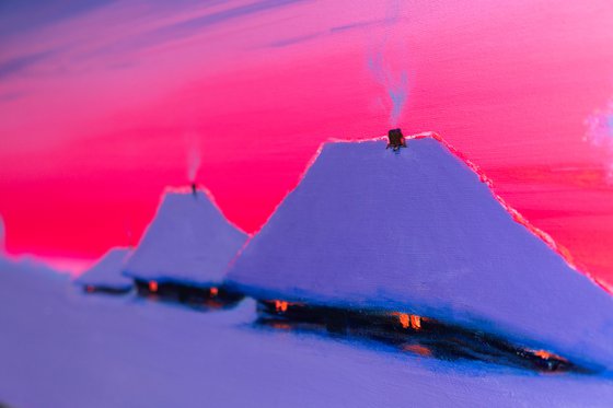 Winter Pink Twilight