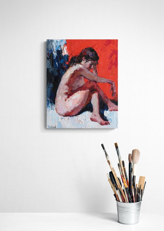 Seated Woman in Stillness