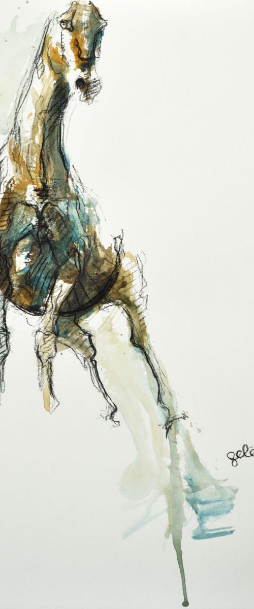 Equine Nude 61t by Benedicte Gele