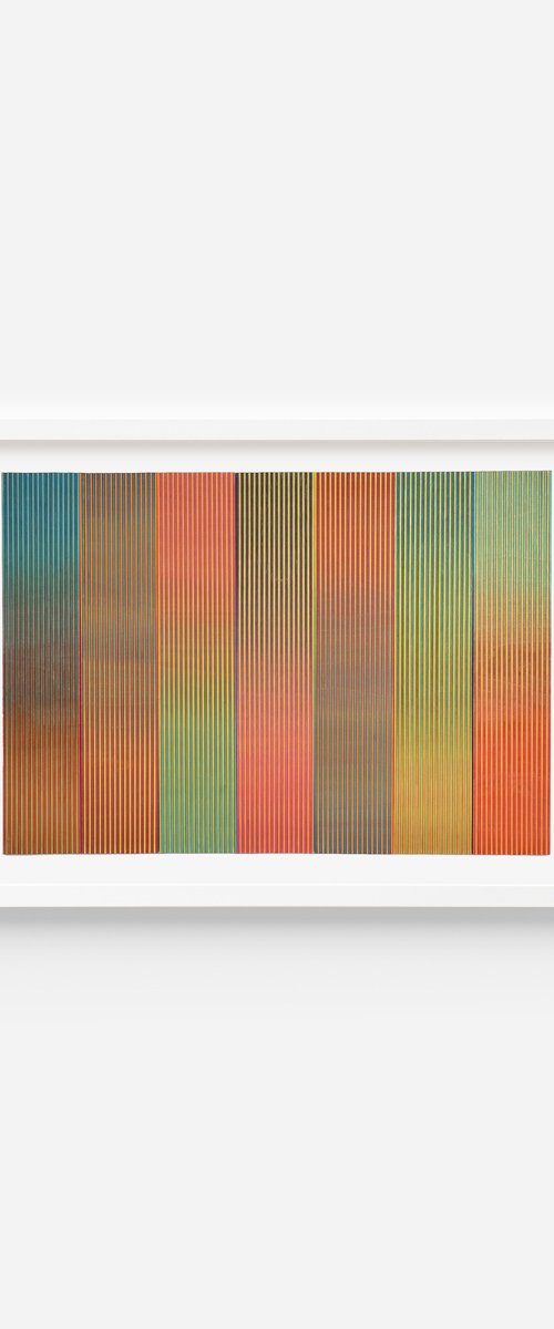 Seven Block Colour Study by Amelia Coward