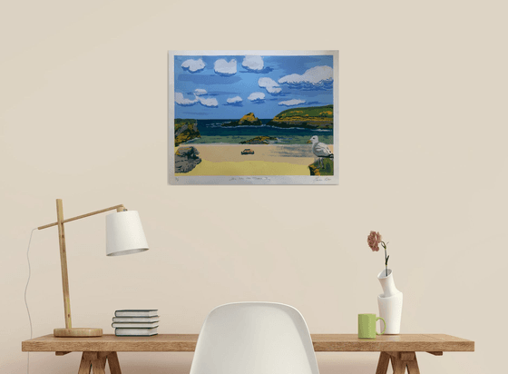 Blue Skies Over Trevone Bay