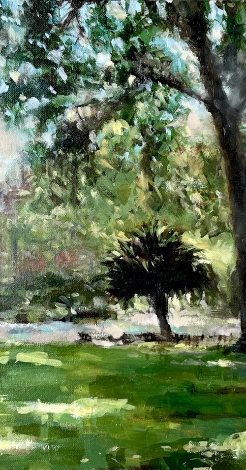 London Park in Spring by Simon Zekaria Art