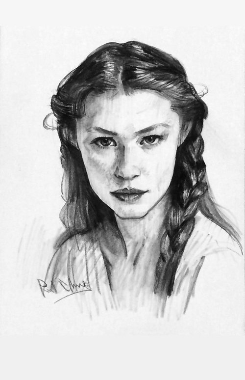 Portrait Drawing Commission by Paul Cheng