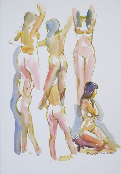female nude 6 poses by Rory O’Neill