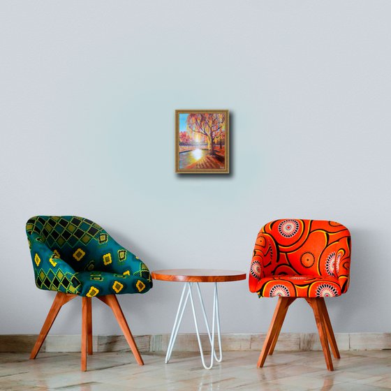 Autumn's Radiant Veil