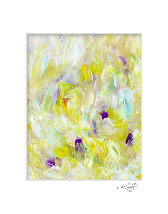 Tranquility Blooms 14 - Flower Painting by Kathy Morton Stanion