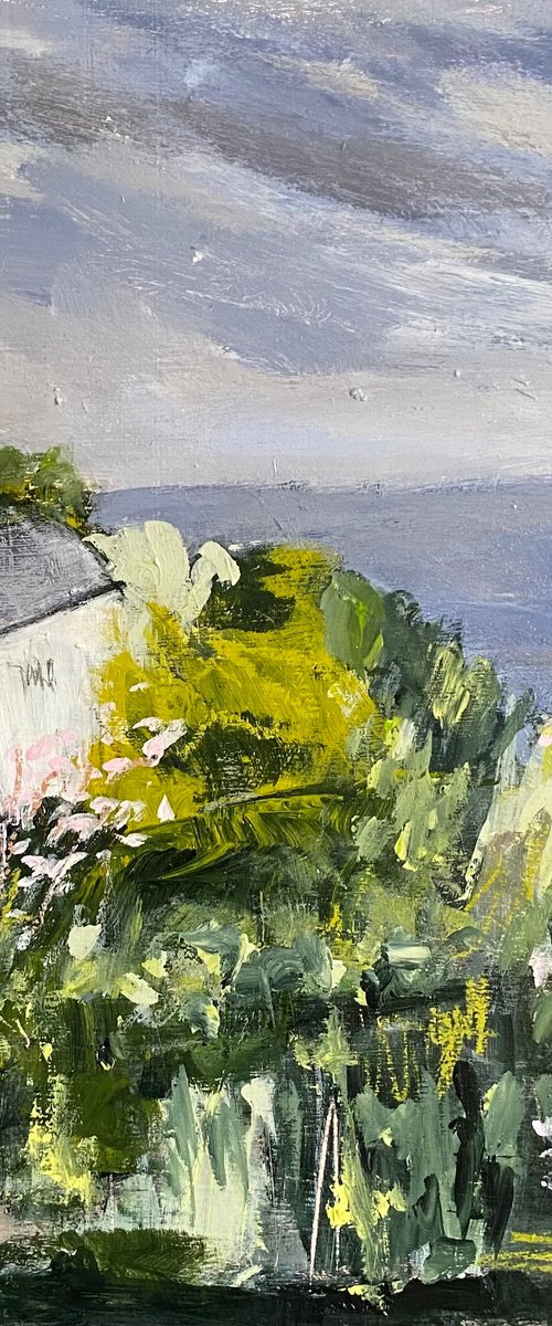 Spring Light And Cottages by Nikki Wheeler