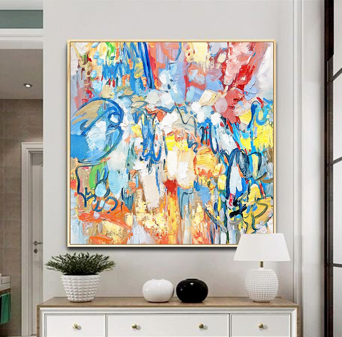  Fresh Air By Lana Guise, 33 X 33, Artwork For Sale On Artfinder