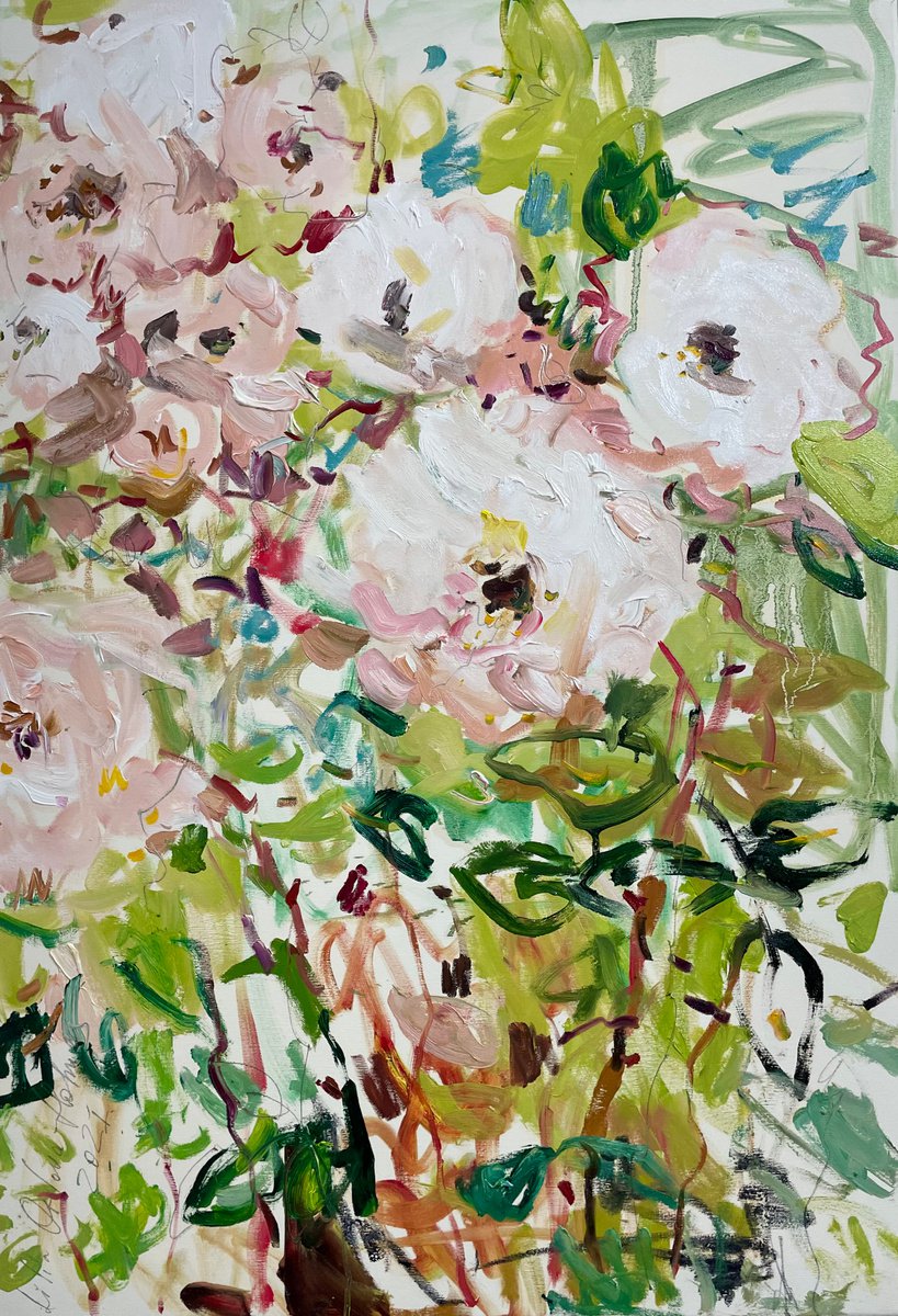 Roses. by Lilia Orlova-Holmes