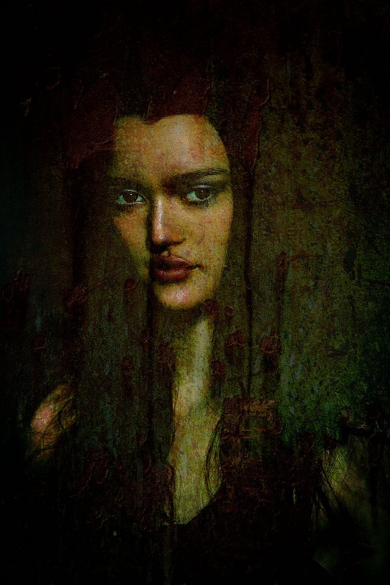 Playing Mona Lisa - By TOMAAS prints under acrylic glass for sale by TOMAAS