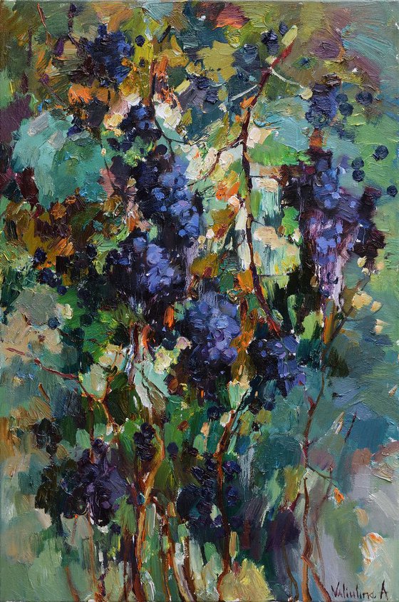 Grapes - Original Oil painting 60 x 90 cm