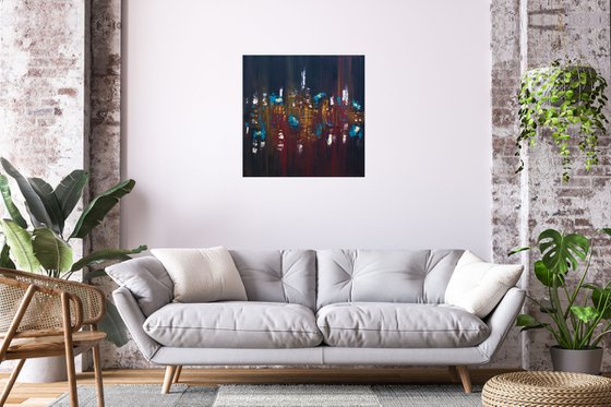 Quiet Understanding  - Abstract Art - Acrylic Painting - Canvas Art -  Abstract Painting - Industrial Art