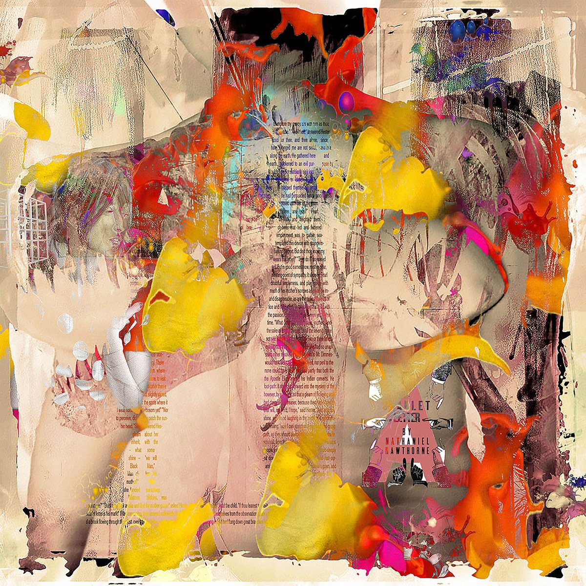 Organic Abstract Photograph By Geert Lemmers Fpa, 31 X 31, The Zeus Theatre Iv, Original Artwork