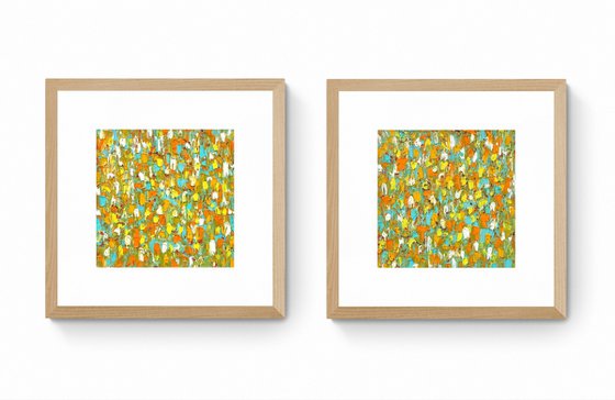 Etude abstract landscape "Wildflowers 2"