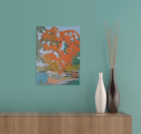 Autumn yard