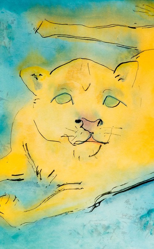 Lioness by Marcel Garbi