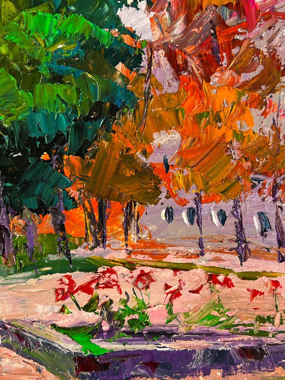 A Walk through the City Park