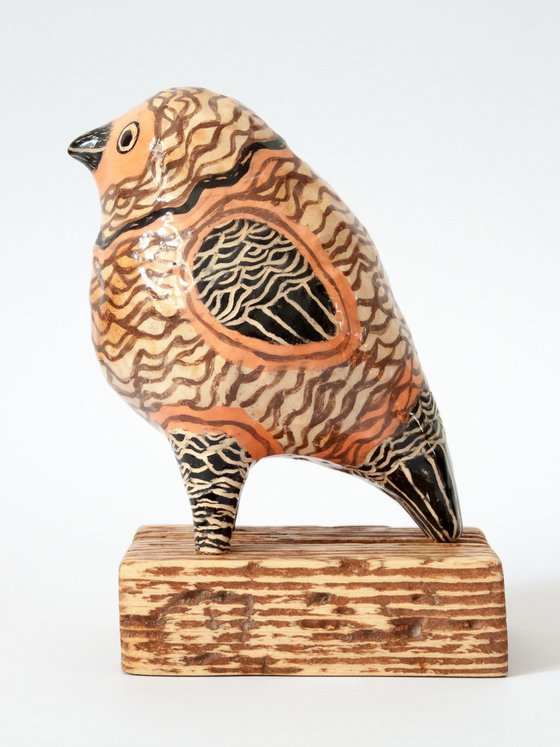 Ceramic sculpture "Bird"